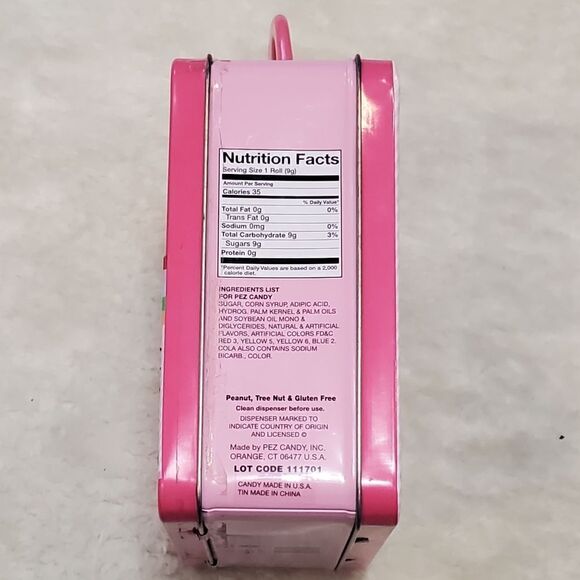 Hello Kitty Pink Tin with Handle, Approximately 7" x 6.5" x 3" - Picture 7 of 7